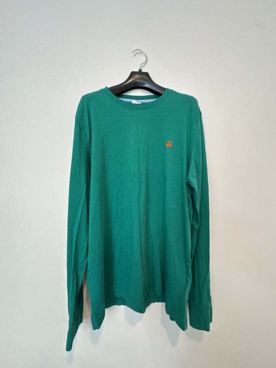 Brooks Brothers Other - Brooks Brothers 1818 Green Long Sleeve Cotton Crewneck T-Shirt Men's XL